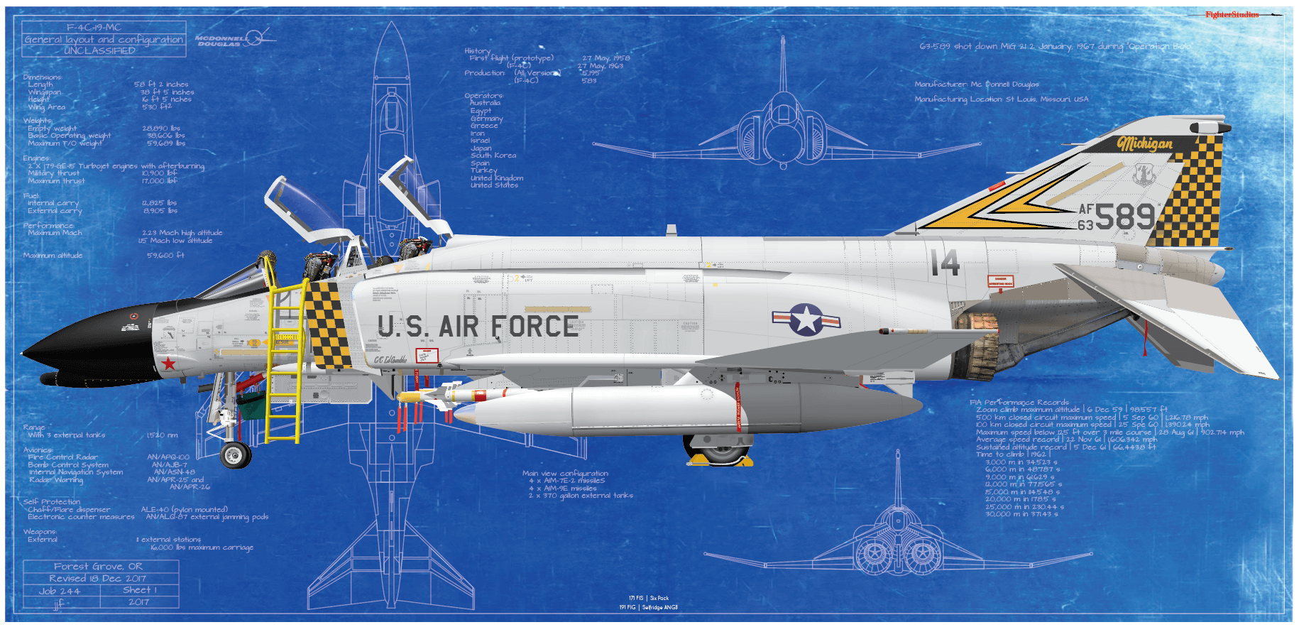 F-4C Phantom II 171st FIS 